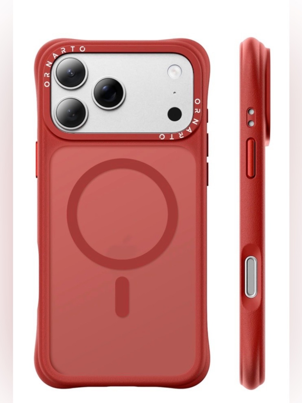 iPhone 17 Pro Max Protective Case MagSafe Slim Lightweight - TRANSLUCENT RED